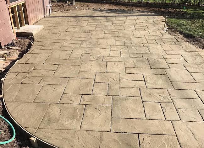 Professional stamped concrete and slab work
